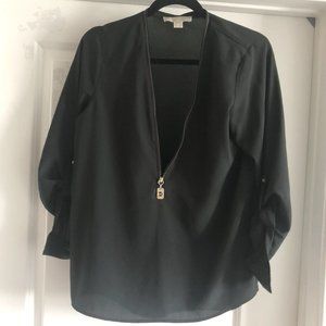 MICHAEL KORS | Deep V Blouse